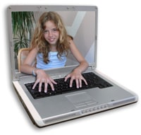 Girl Laptop